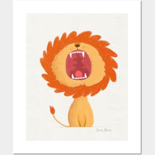 Cute Lion Posters and Art